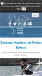 Mobile Screenshot of moniteur-permis-bateau.com